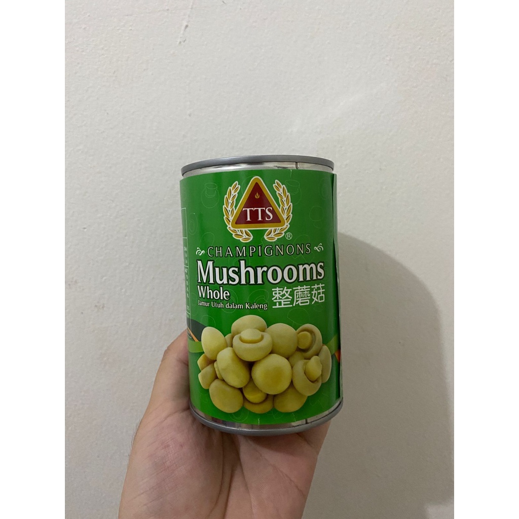 

Jamur Kaleng Mushroom TTS 425gr / 1 Karton / 24 Kaleng