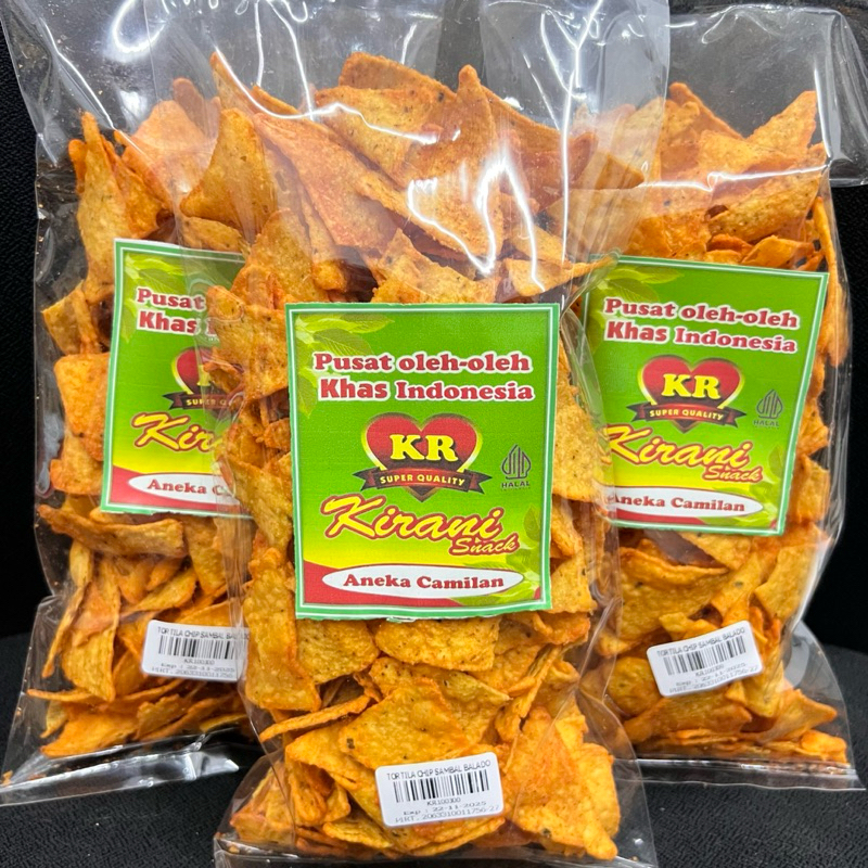 

TORTILA CHIP SAMBAL BALADO JAGUNG BBQ SUPER ENAK