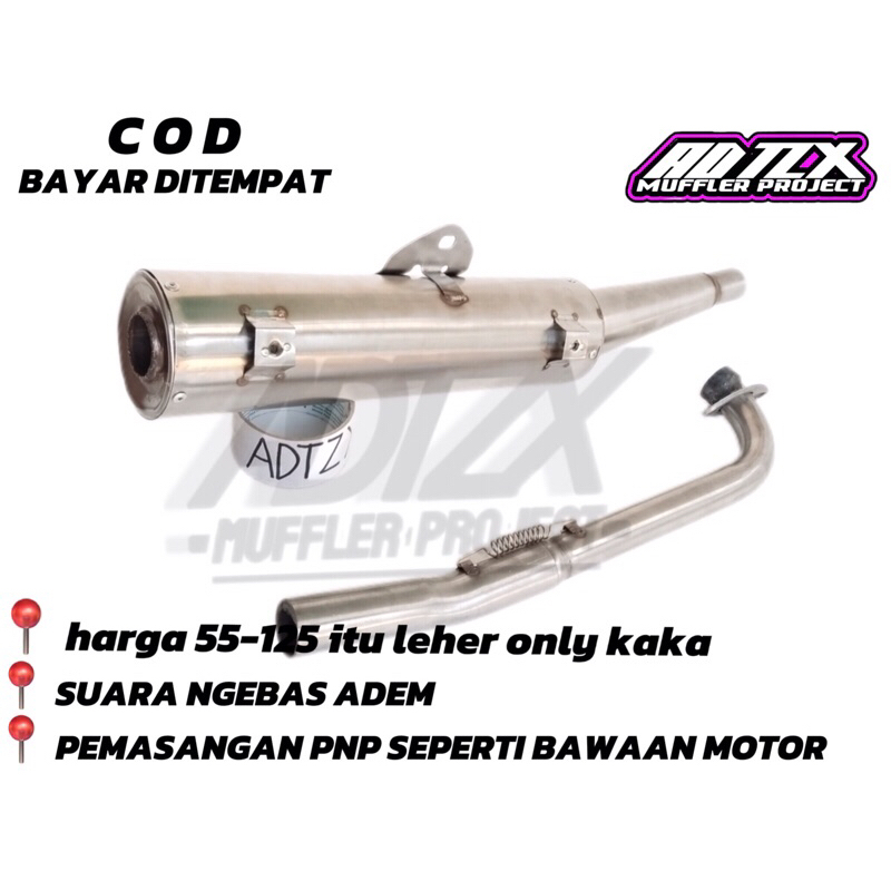 KNALPOT MOTOR STANDAR RACING BUAT JUPITER Z JUPITER Z1 JUPITER R JUPITER BURHAN JUPITER ZR JUPITER M