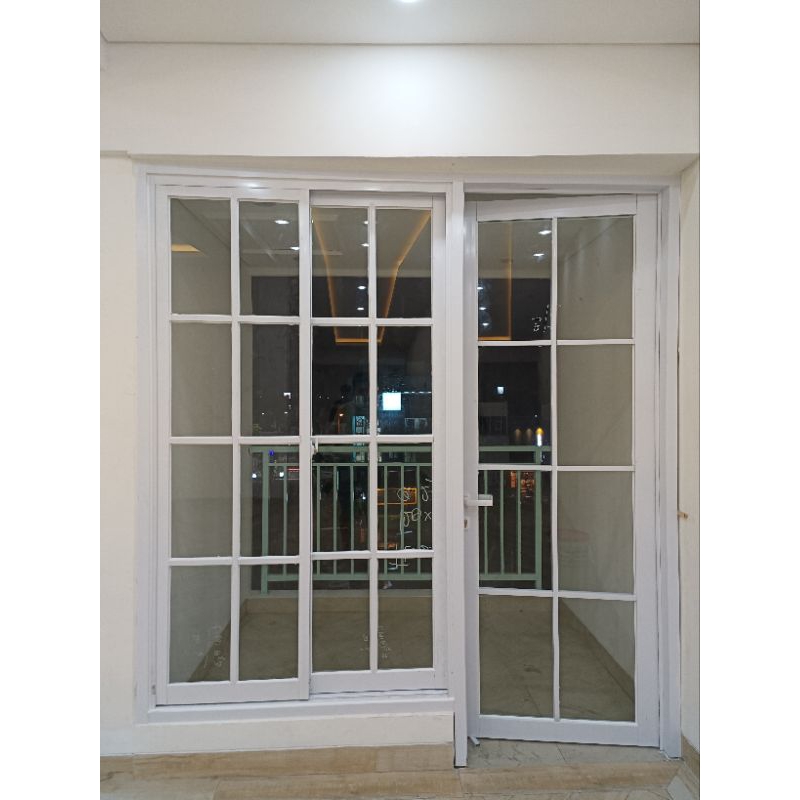 kusen lengkung pintu swing dan jendela serta sliding door aluminium dan kaca