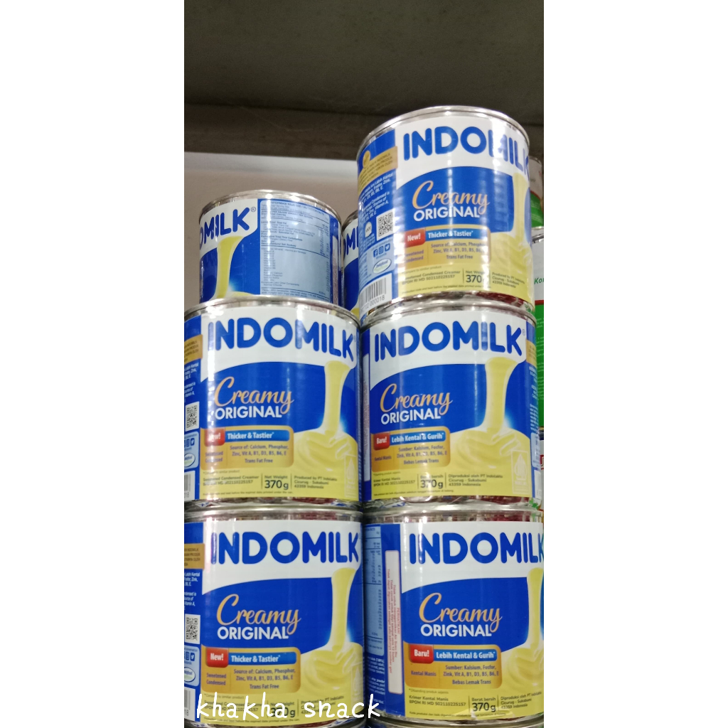 

Indomilk Susu Kental Manis Putih Kaleng 370gr