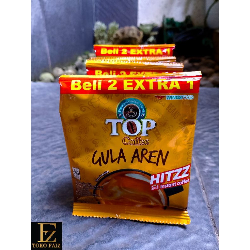 

Kopi Top Gula Aren 1 renceng isi 15 sachet