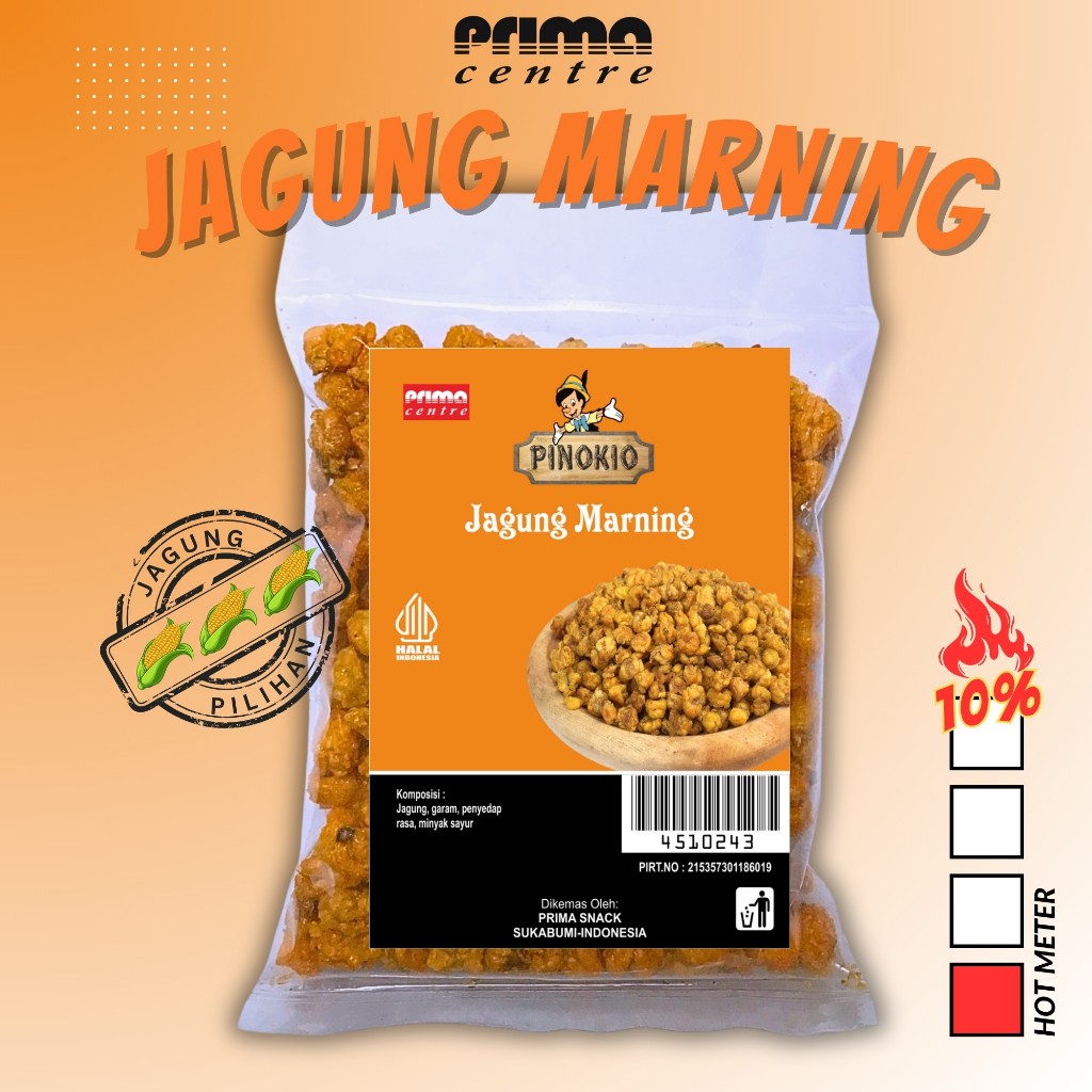 

(SP) SNACK JAGUNG MARNING PEDAS MANIS 110gr