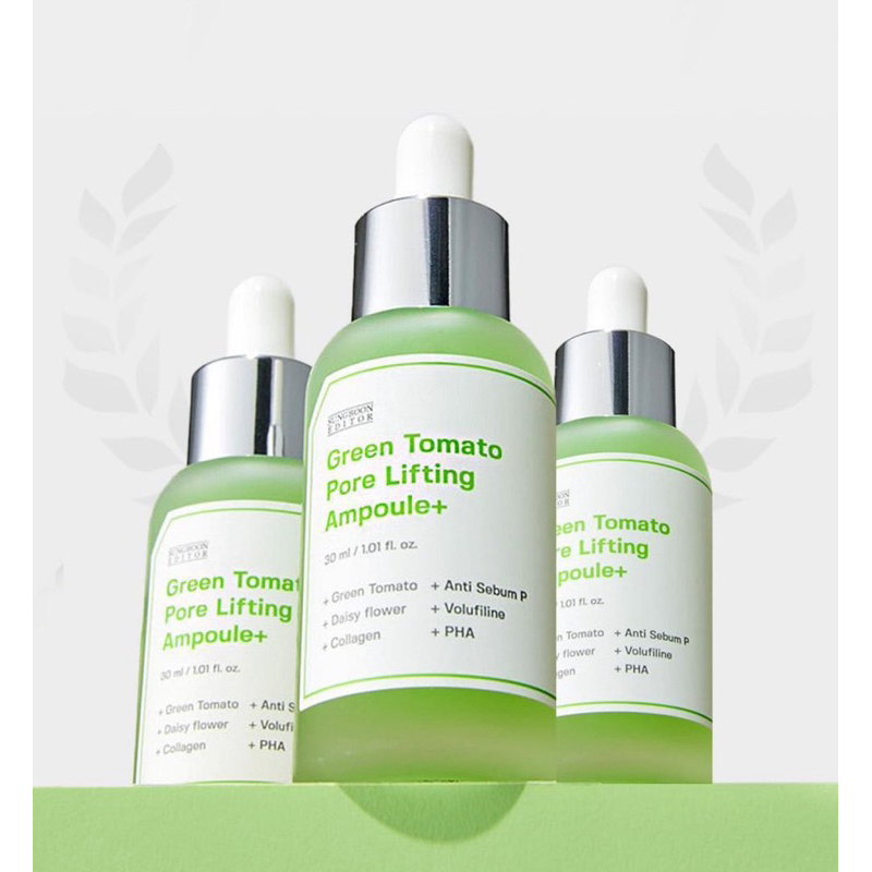 sungboon green tomato pore lifting ampoule