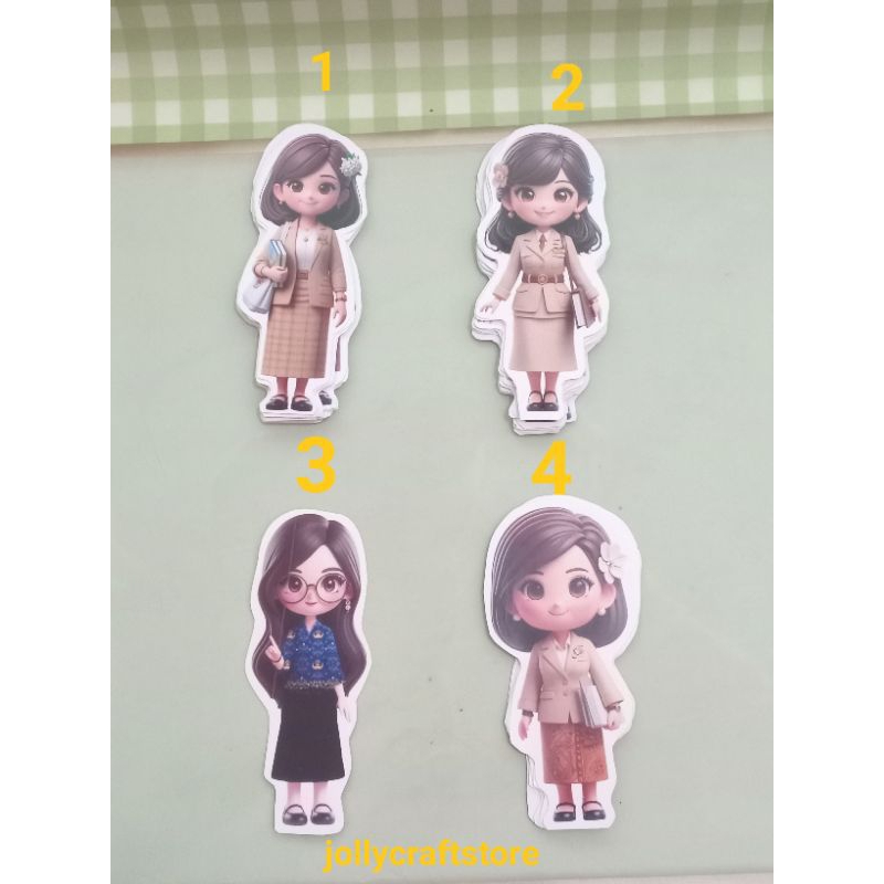 Topper Buket Topper Guru Cewek Non Hijab