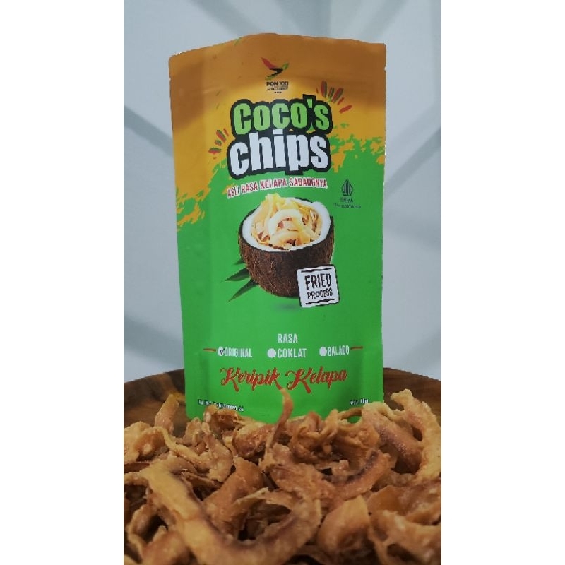 

KERIPIK kelapa muda (Coco's Chips) Varian Orginal