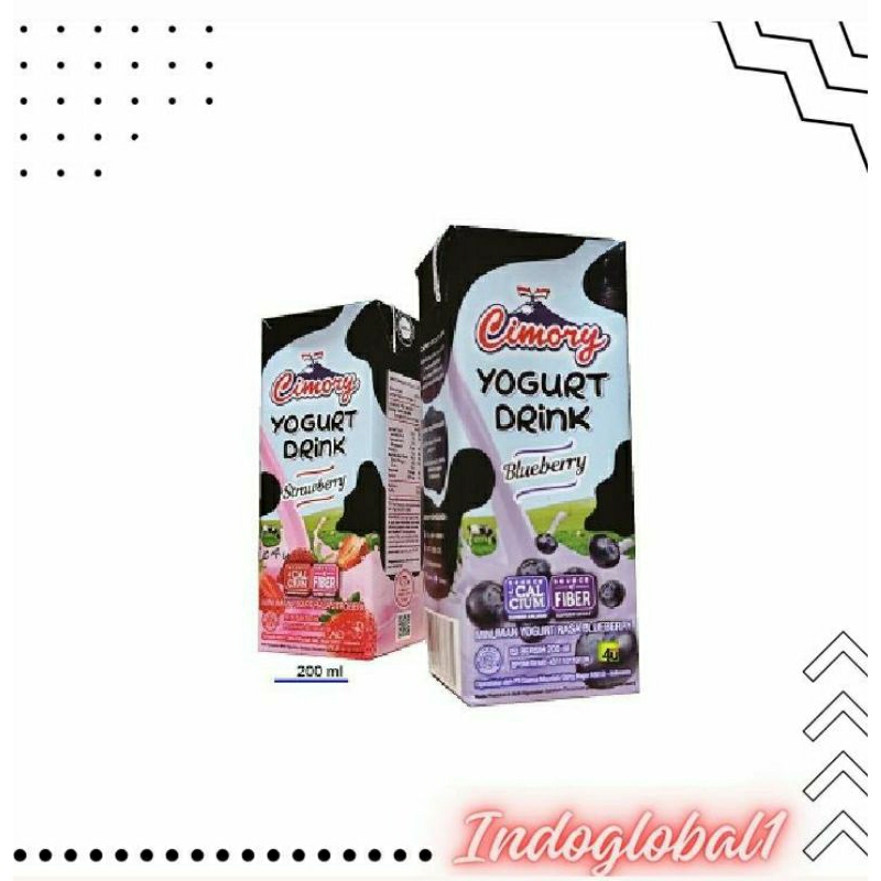 

Cimory Yoghurt Drink Strawberry/Blueberry 200 ml (24 pcs)