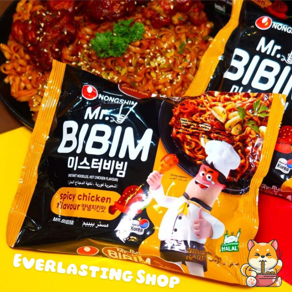 

Halal Nongshim Mr Bibim Spicy Chicken Nong Shim Hot Ramyun Ramyeon Mie Instant Noodle Korean Ayam Pedas