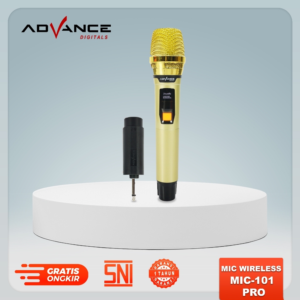 Advance Mic Wireless SINGLE MIC-101 PRO