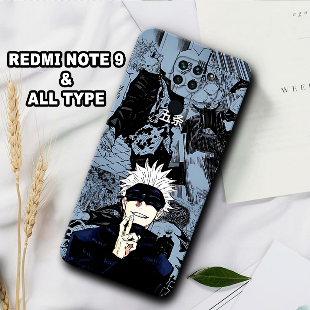 AC2/Softcase Xiaomi Redmi Note 9 Fashion Silikon Pelindung Case Anime Jujutsu Kaisen Case Tpu