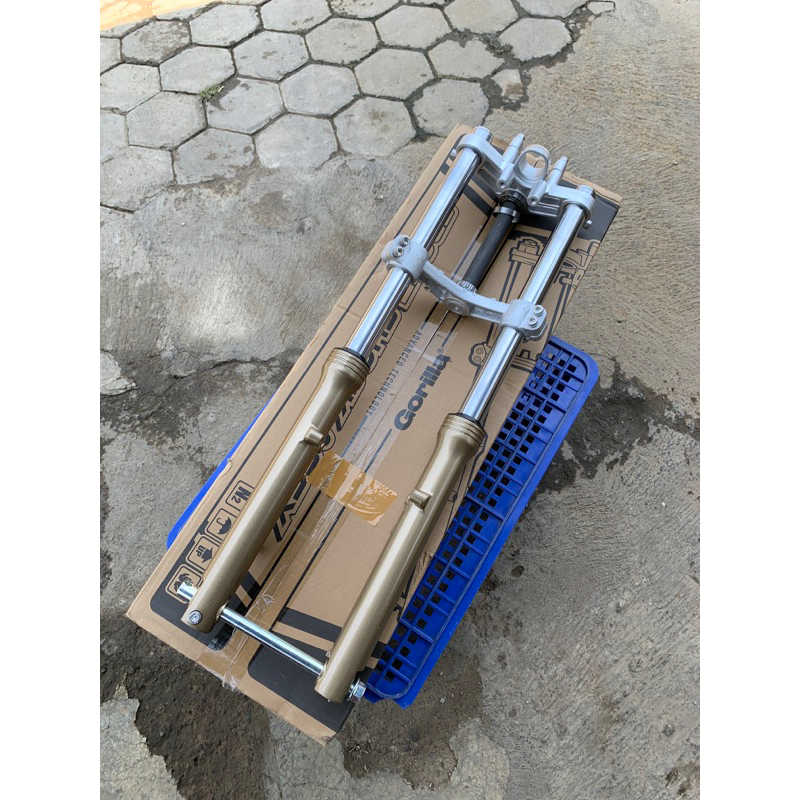 Shock Skok Depan NINJA R Old Gorilla pnp NINJA R