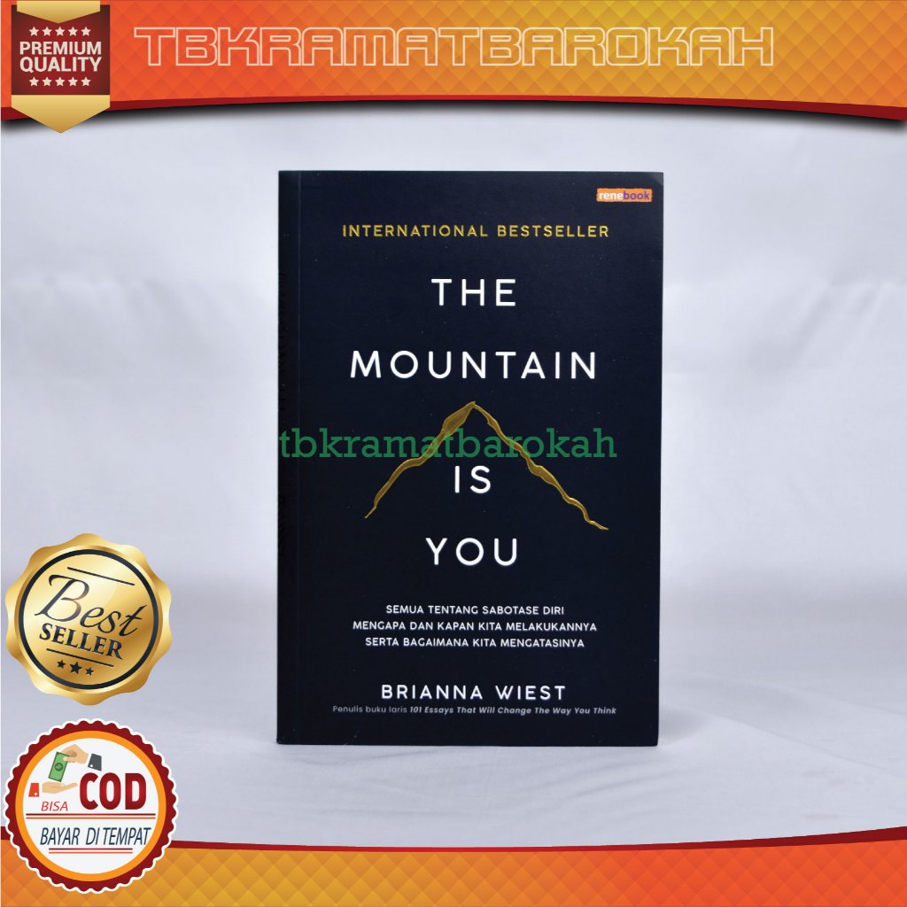 Buku Import Ori the Mountain Is You Penulis Brianna Wiest Buku Inspirasi Wanita Terbaru ReneBook