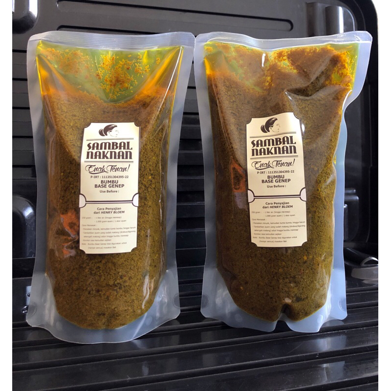 

NAKNAN - BUMBU BASE GENEP BY CHEF HENRY BLOEM KEMASAN POUCH 500 GRAM & 1000 GRAM