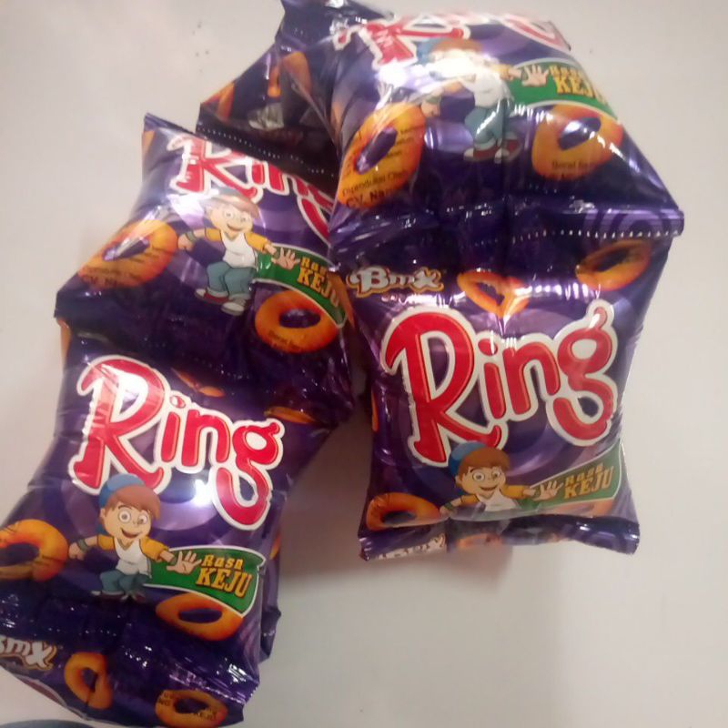 

RING Snack Rasa Keju Isi 10 X 7Gr Ciki Chiki Jajanan Anak Hadiah Ulang Tahun