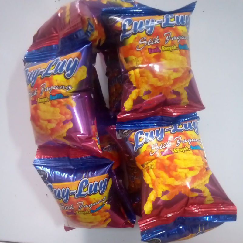 

LUY-LUY Snack Stik Jagung Luy Luy Isi 10 X 9gram Ciki Luyluy Jajanan Anak Hadiah Ulang Tahun Luilui Lui Lui Berhadiah Uang Besar