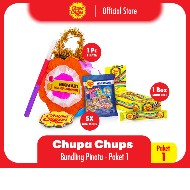 

Paket Bundle Chupa Chups Mentos Pinata 1 - Kado Ulang Tahun Dekorasi Ultah