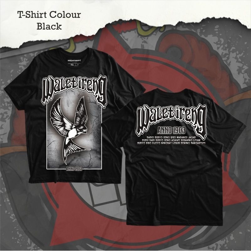 Kaos Distro PSHW Walet Ireng Anno 1903 Sablon Dtf Print