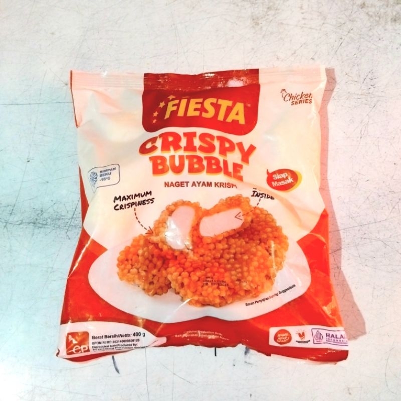 

FIESTA CRISPY BUBBLE NAGET AYAM 400GR & 500GR