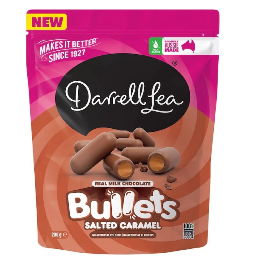 

Darrell Lea Bullets Salted Caramel Liquorice Australia