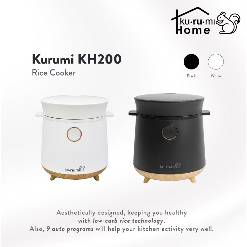 Makassar - Kurumi Home Multifunction Rice Cooker (With Low Carb Function) KH 200