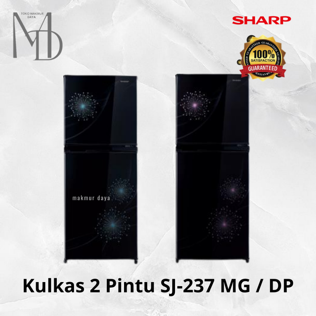 Kulkas Sharp SJ237-MG / SJX 237 MG DP / SJ-237MG / 237MG 237DP