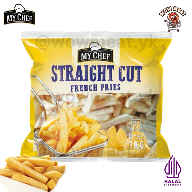 

Kentang Goreng Straight Cut My Chef 1 KG | French Fries Straight Cut | Kentang Goreng Straight