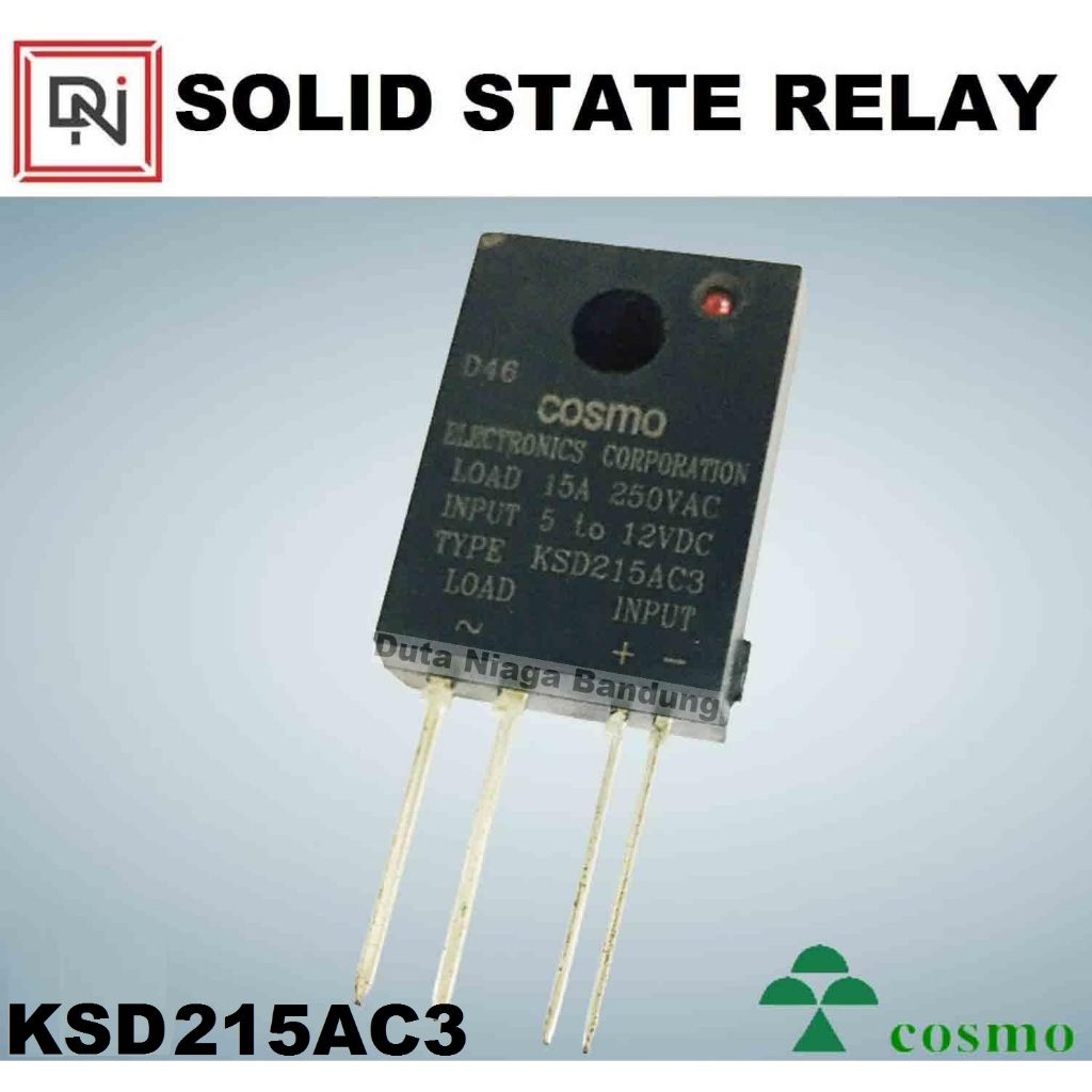Solid State Relay KSD215AC3 SSR COSMO KSD 215AC3