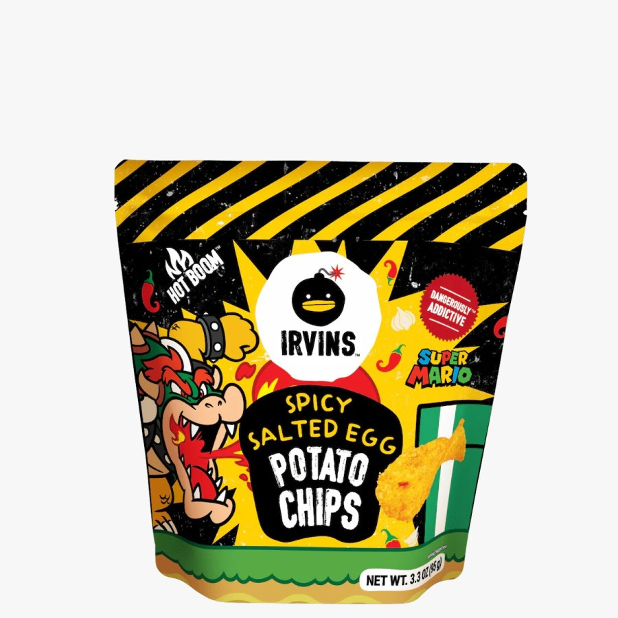 

IRVINS SUPER MARIO HOT BOOM SALTED EGG POTATO CHIPS 95g