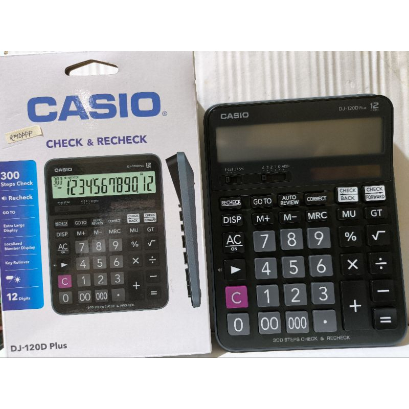 

Kalkulator Casio PC DJ-120D Plus-WA-DPW SHU