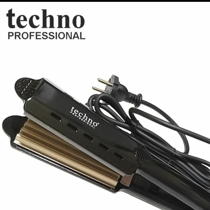 Techno Professional Hair Straightener 2in1