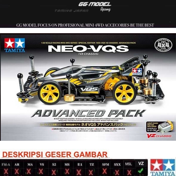 TAMIYA 95598 NEO VQS ADVANCED PACK