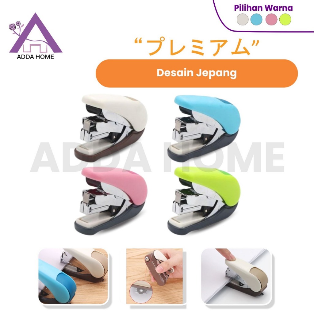 

Stapler Staples Mini Jepretan Kertas ATK Desain Portabel