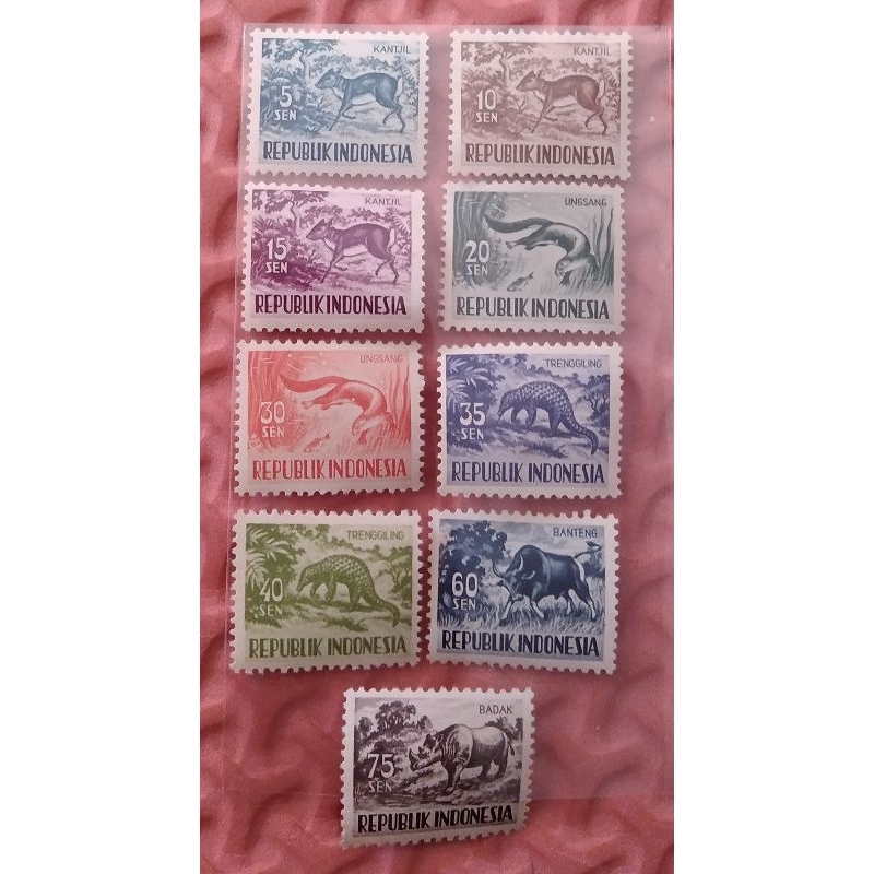

Prangko Lawas Indonesia Seri Hewan Kecil Thn 1956