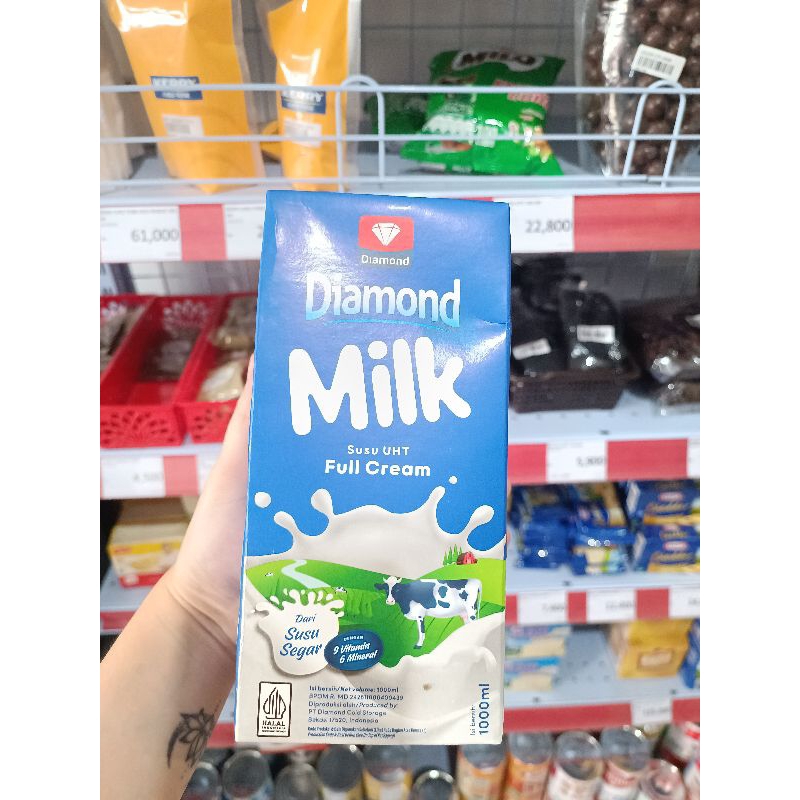 

[ 1000 ML ] Diamond Milk Susu UHT 1000 Ml