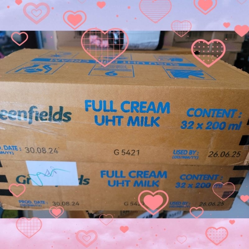 

Ojol & Cargo Ed09-2025.. Greenfields 32pcs x 200ml Cream