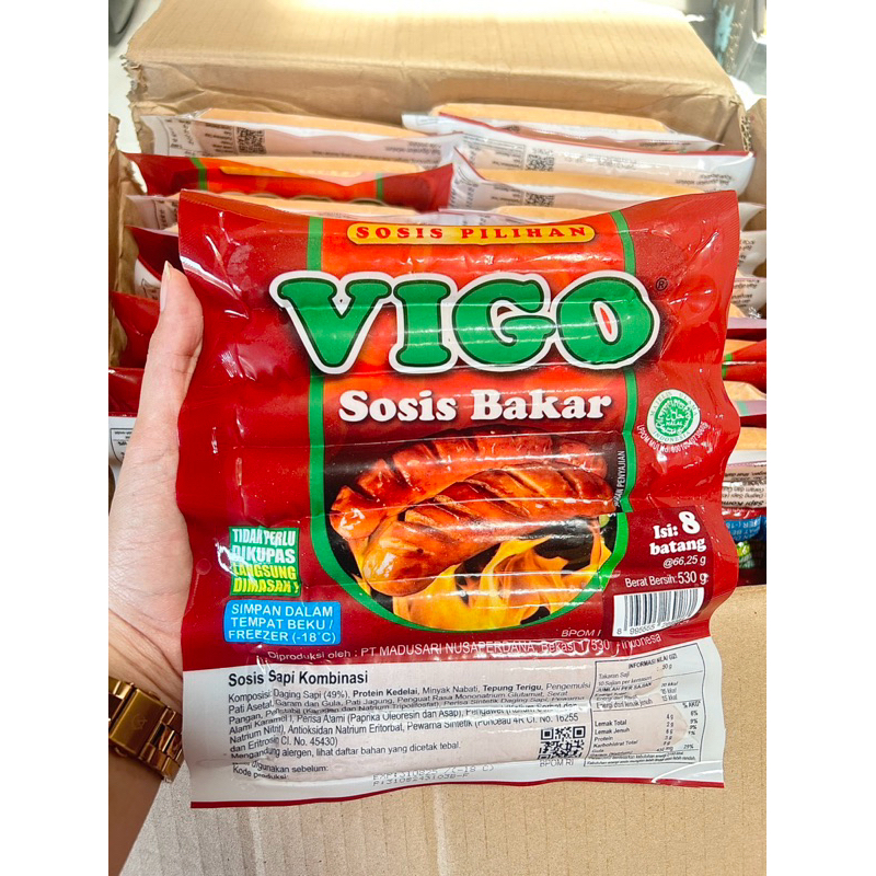 

VIGO Sosis Bakar / VIGO Sosbak / VIGO Sosis Sapi 450gr/ VIGO Sosis Sapi & Ayam 900gr