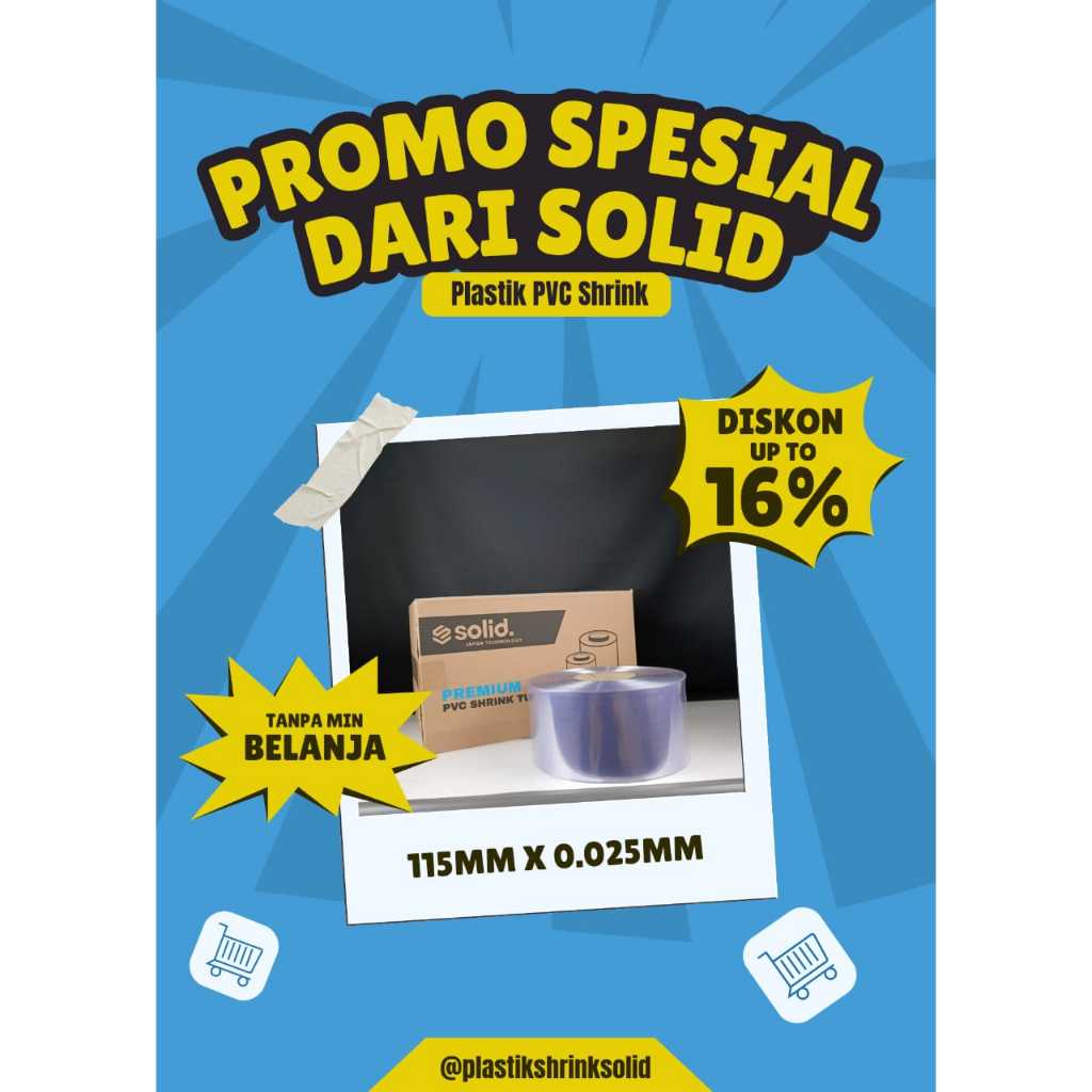 

Plastik PVC Shrink 11,5cm x 0,025micron