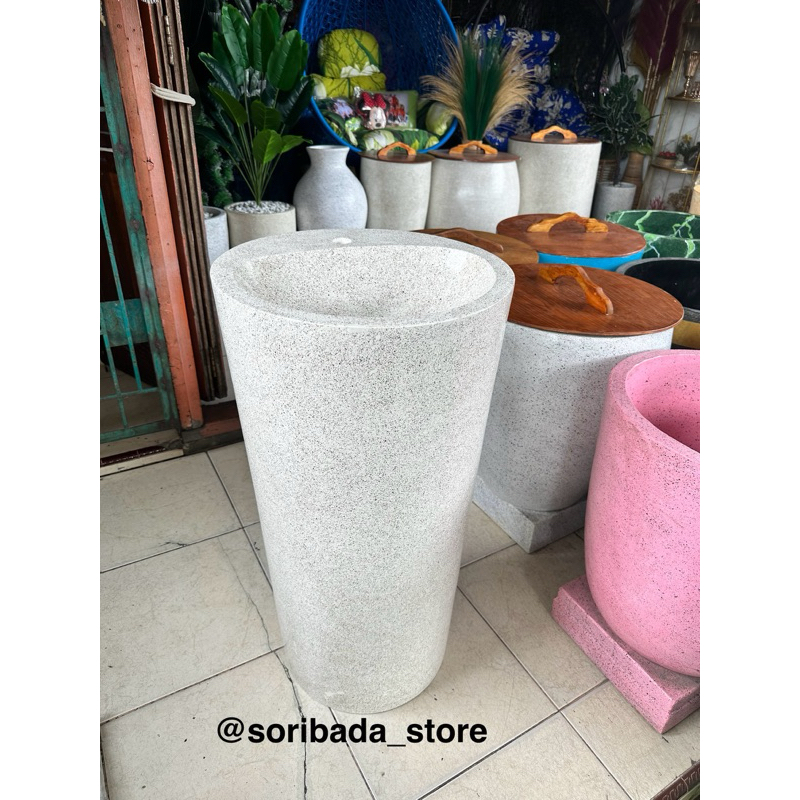 Wastafel Full Traso Jamin Mewah | Wastafel Batu | Stand Wastafel | Wastafel Cafe | Wastafel Standing