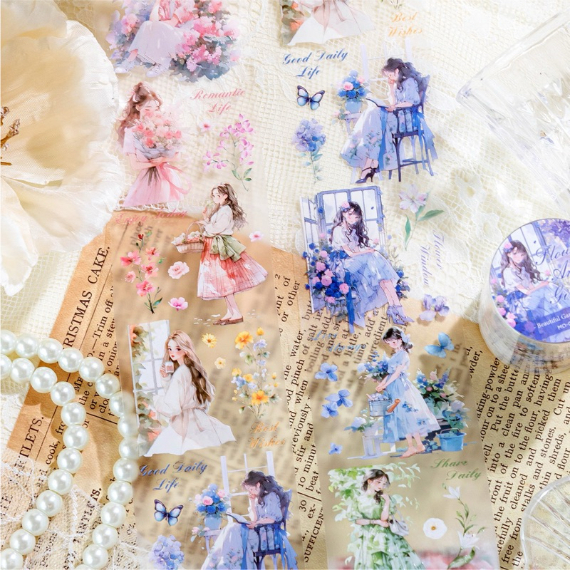 

(Kiricart) MO-CARD Beautiful Garden Series PET Sticker Aesthetic / Journaling / Scrapbooking / DIY / Art and Craft