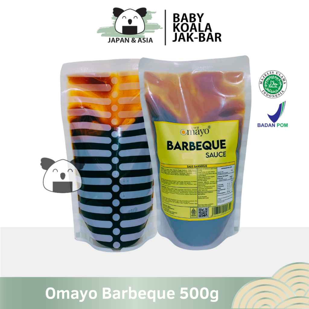 

OMAYO Barbeque Sauce 500 g Halal | Saus Bumbu Bakar BBQQ.