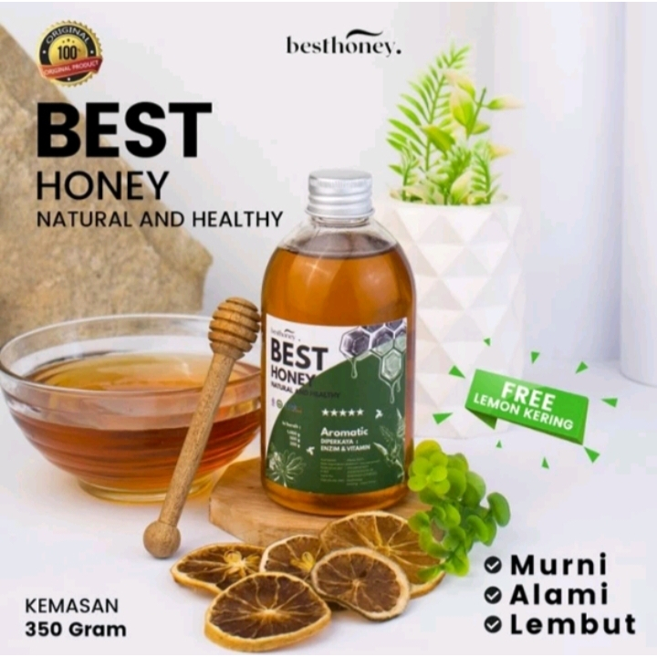 

Best Honey - Madu Asli 100% - Madu Murni - Madu Multiflora Original Natural 350gr