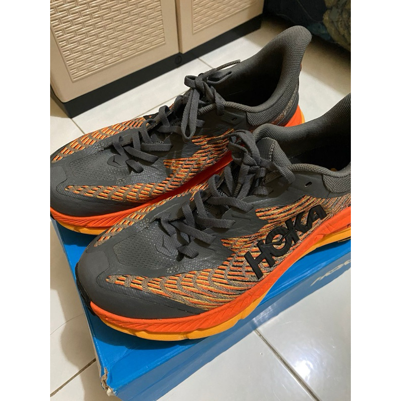 HOKA MAFATE SPEED 4 Preloved Second Sepatu Gunung Trail Run