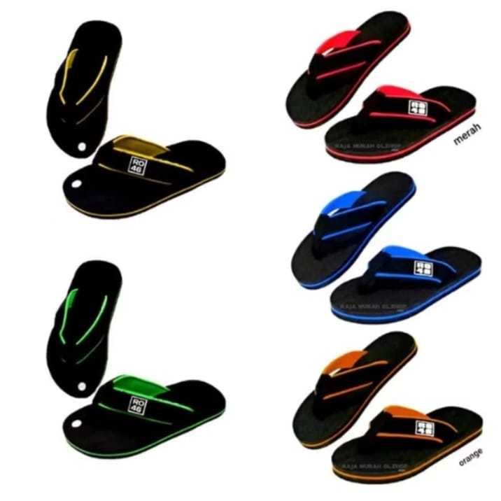 sandal jepit anak laki laki tanggung ro polos
