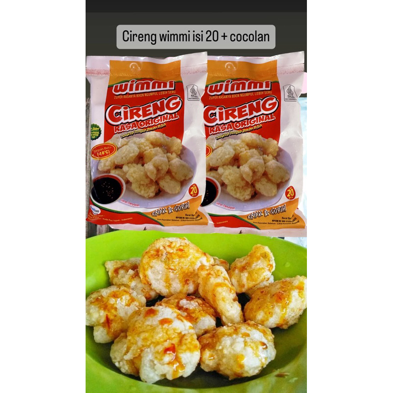 

Cireng wimmi isi 20 +cocolan