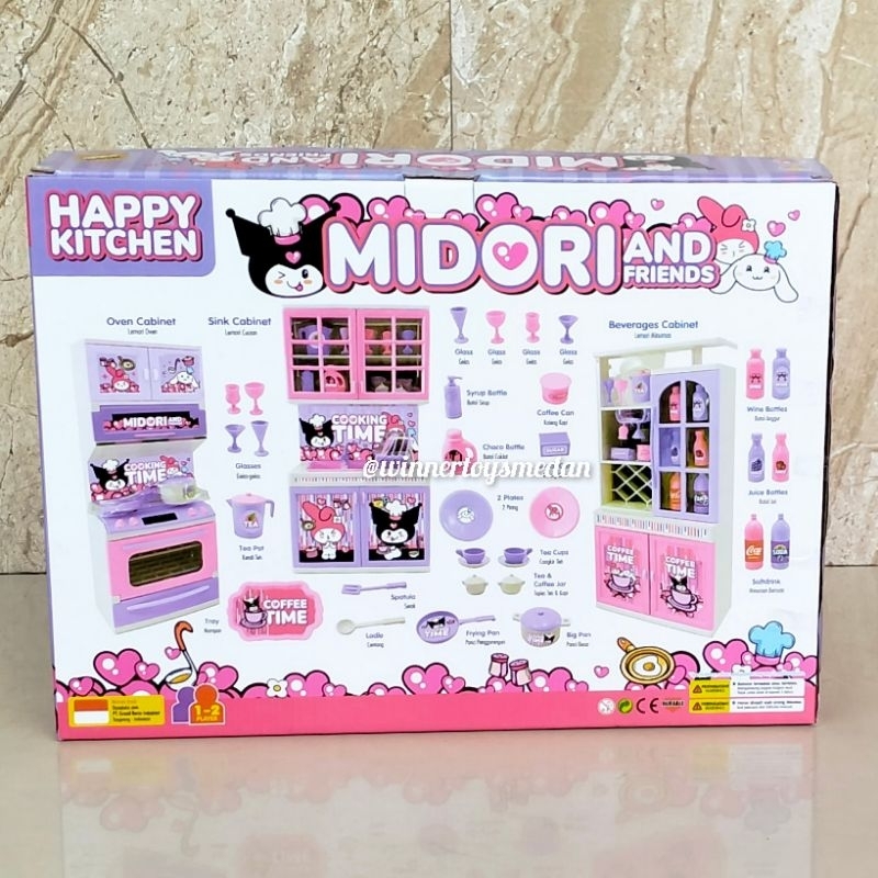 NEW  Mainan Happy Kitchen Lengkap Lemari Oven / Mainan Lemari Cucian Wastafel / Mainan Lemari