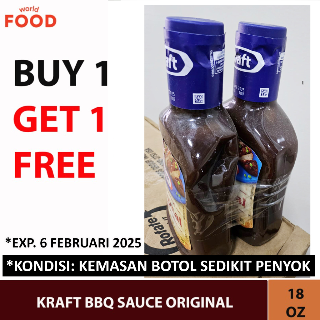 

KRAFT BBQ SAUCE ORIGINAL *PROMO BUY1 GET1 FREE*