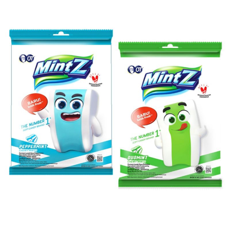 

MintZ Permen Chewy Doublemint pappermint