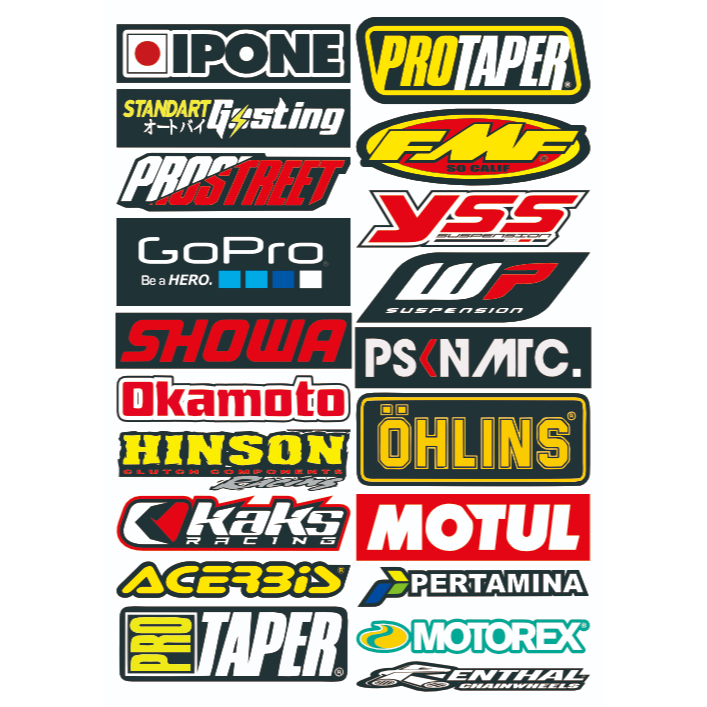 

STICKER STIKER VIRAL RACING MOTOR LOGO KEREN BAGUS BISA COD