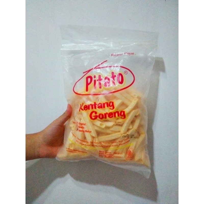 

AR GROSIR 12pcs PiTAto kentang goreng 250gr