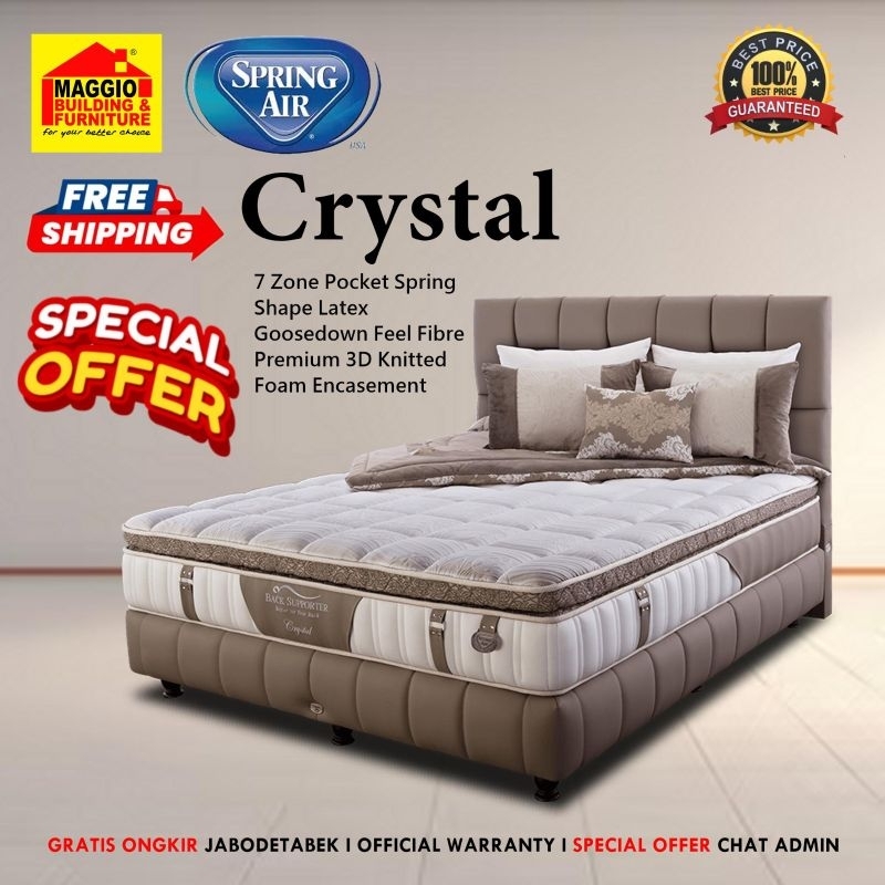 Kasur Spring Air Back Suppporter Crystal - Spring Air